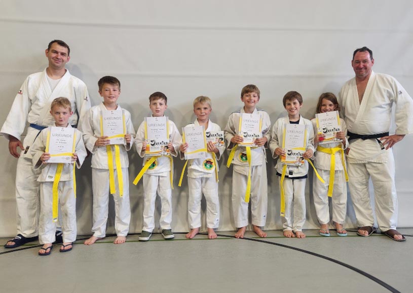 Judo-Gürtelprüfung bei der SV Erzhausen