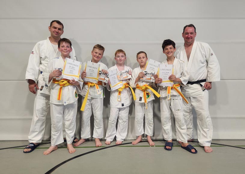 Judo-Gürtelprüfung bei der SV Erzhausen