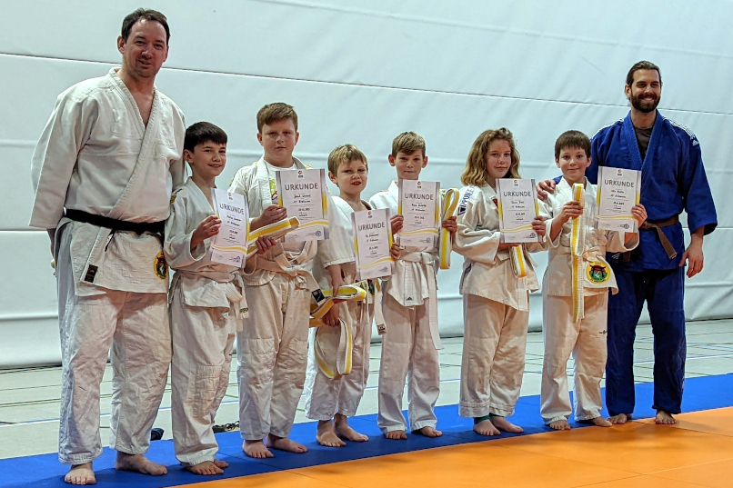 Gürtelprüfung bei den SVE-Judoka 